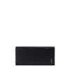 Saint Laurent Monogram Leather Wallet In Black