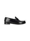Saint Laurent Cassandre Patent Leather Loafers In Black  