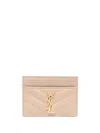 Saint Laurent Monogram Quilted Cardholder