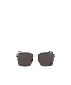 Saint Laurent Square Frame Sunglasses In Brown
