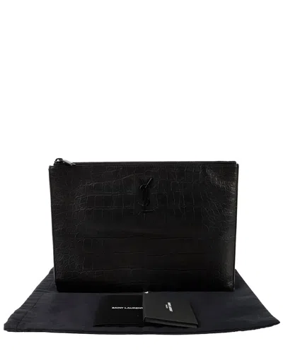Saint Laurent Monogram Tablet Pouch (authentic Pre-loved)