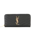 Saint Laurent Cassandre Leather Continental Wallet
