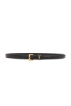Saint Laurent Woman Black Belts In Nero