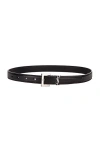 Saint Laurent Monogramme Belt In Noir