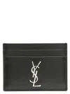 Saint Laurent Monogramme Card Holder In Black