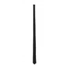 Saint Laurent Striped Wide Tie In Silk Jacquard In Black