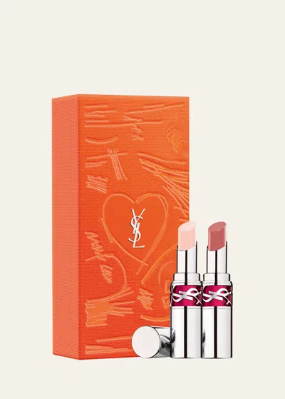 Saint Laurent Mother's Day Candy Glaze Lip Duo In White
