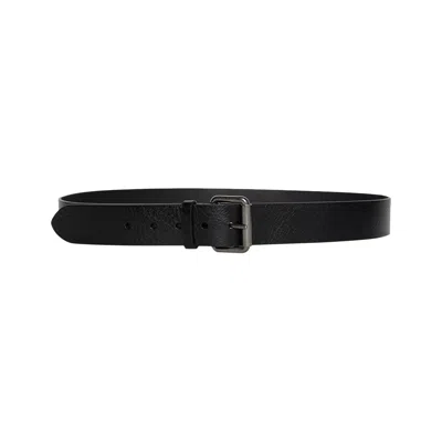 Pre-owned Saint Laurent Motorcycle Belt 'black' | Men's Size L
