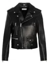Saint Laurent Printed Leather Biker Jacket
