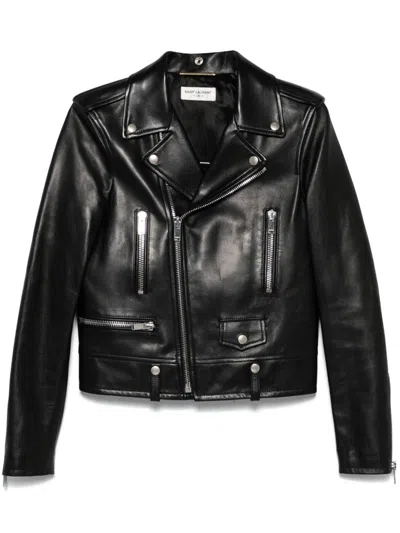 Saint Laurent Motorcycle Jacket In Black