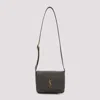 Saint Laurent Mud Leather Niki Saddle Crossbody Bag In Light Musk