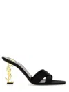 Saint Laurent Mule "opyum" In Black