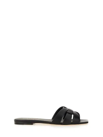 Saint Laurent Mule Tribute In Black