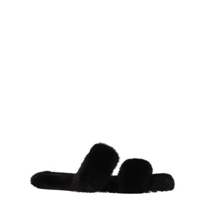 Saint Laurent Mules And Clogs For Women Visone Black