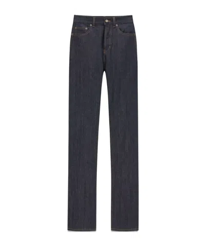 Saint Laurent Multi-pocket Jeans In Black