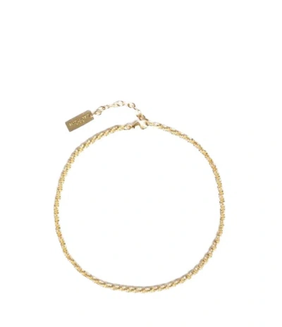 Saint Laurent Multicolor Helix Chain Bracelet For Women In Gold