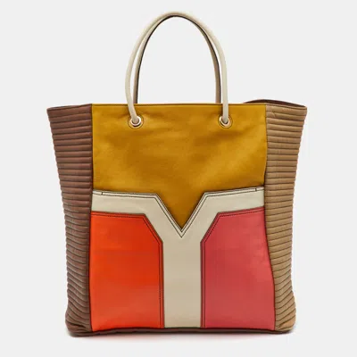 Pre-owned Saint Laurent Multicolor Leather Shopper Tote