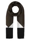 Saint Laurent Women Printed Modal Blend Scarf In Multicolor