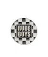 Saint Laurent Multicolor Rude Boys Brooch In White