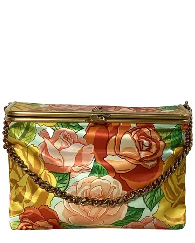 Saint Laurent Multicolor Satin Medium Sac Floral Charniere Bag (authentic Pre-  Loved)