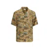 Saint Laurent Multicolor Viscose Pattern Shirt In Brown