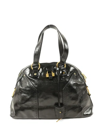 Pre-owned Saint Laurent Muse Tote Bag In Black
