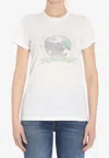 Saint Laurent Music Festival T-shirt In White