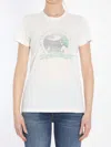Saint Laurent Music Festival T-shirt In White