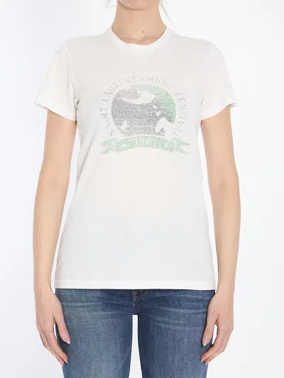 SAINT LAURENT MUSIC FESTIVAL T-SHIRT