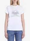Saint Laurent Music Festival Tshirt In White