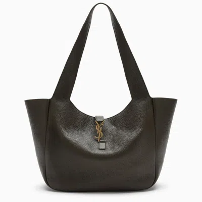 Saint Laurent Musk-coloured Deerskin Tote Handbag For Women In Green