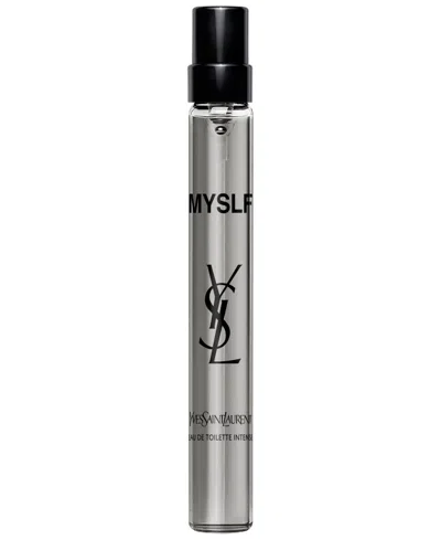 Saint Laurent Myslf Eau De Toilette Spray, 0.3 Oz. In Gray