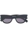 Saint Laurent Naked Wire Core Cat-eye Sunglasses In Black
