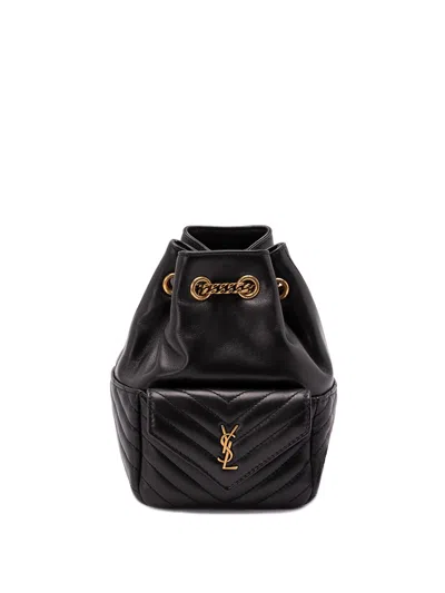 Saint Laurent Nano Bucket Bag In Black