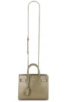 Saint Laurent Sac De Jour Nano Leather Top Handle Bag In Green