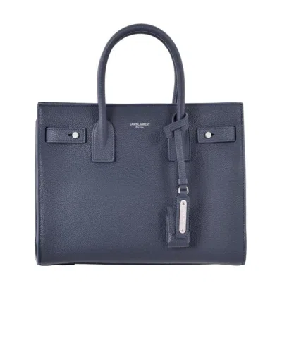 Saint Laurent Nano Sac De Jour Shoulder Bag In Blue