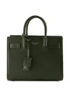 Saint Laurent Nano Sac De Jour Tote Bag In Green