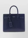 Saint Laurent Nano Tote Bag Detachable Strap In Blue