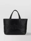 Saint Laurent Nappa Leather Shopping Tote With Twin Handles In Black