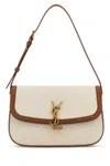 Saint Laurent Natural Solferino Medium Shoulder Bag In Brown