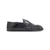 Saint Laurent Navy Blue Solid Le Loafer In Navy Blue