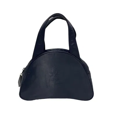 Saint Laurent Navy Synthetic Tote Bag () In Blue