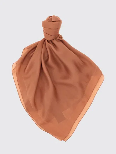 Saint Laurent Neck Scarf Woman  In Brown
