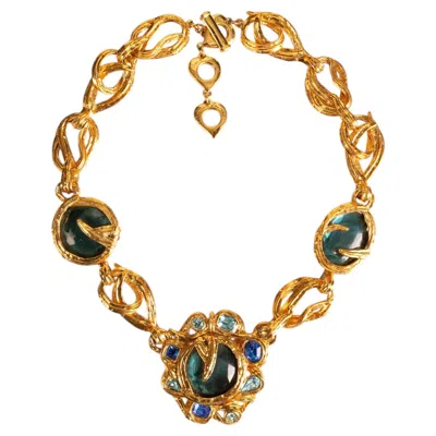 Pre-owned Saint Laurent Necklace By Yves  Circa 1990 In Multiple