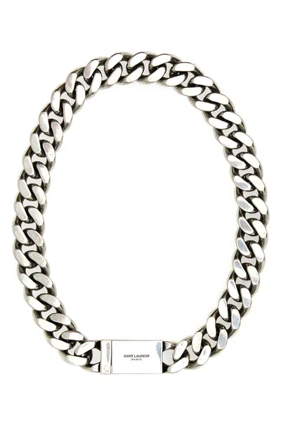 Saint Laurent Necklaces In Metallic
