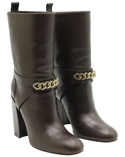 Saint Laurent New Chyc Leather Boot