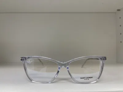 Pre-owned Saint Laurent New Sl259 Transparent Clear Glasses | ModeSens
