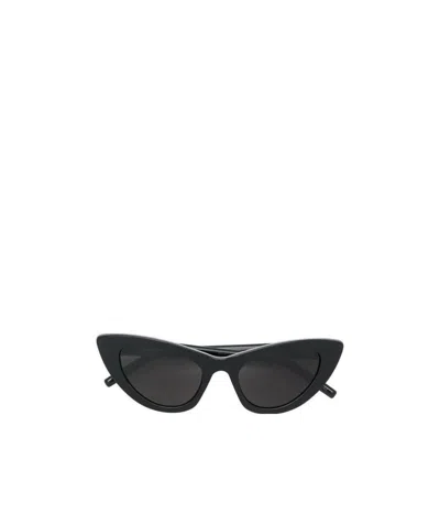 Saint Laurent New Wave 213 Lily Sunglasses In Black