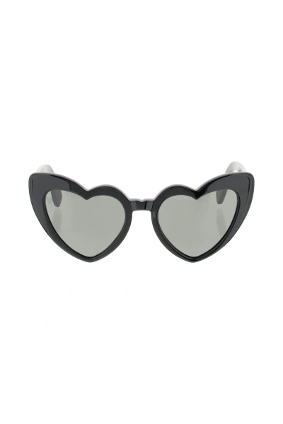 Saint Laurent New Wave Loulou Sunglasses In Black