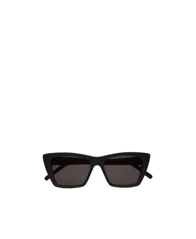 Saint Laurent New Wave Sl 276 Sunglasses In Nero